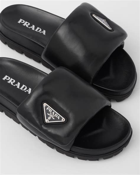 prada smoking slipper|prada fluffy slides.